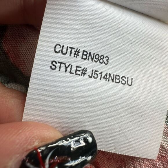 Billabong Summer Sunsets Crinkle Floral Ruffle Off Shoulder Blouse Top M - Picture 7 of 7